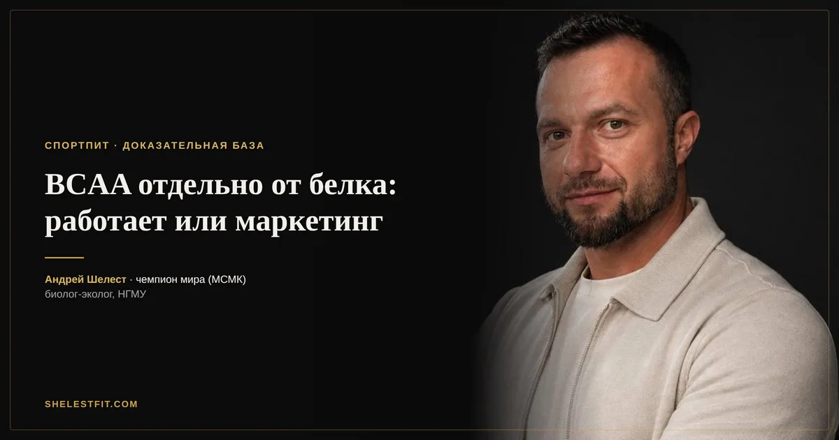 BCAA отдельно от белка: работает или маркетинг
