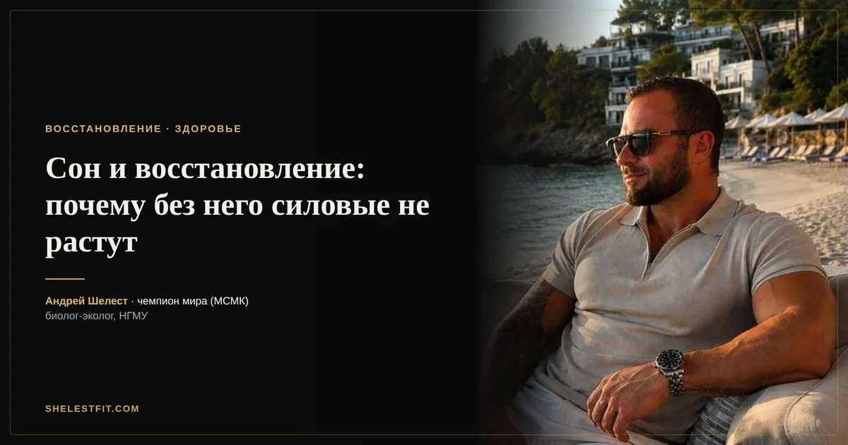Сон и восстановление: почему без него силовые не растут